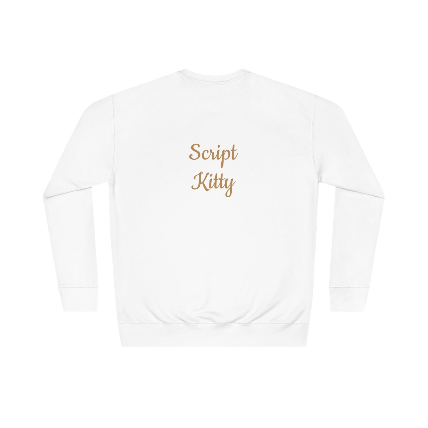 Script Kitty Sweatshirt/Mini Dress