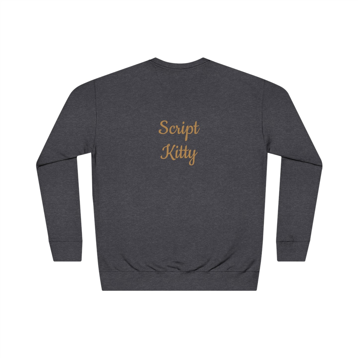 Script Kitty Sweatshirt/Mini Dress