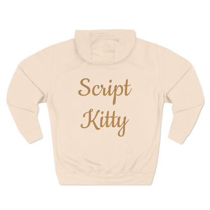 Pretty in Pink Script Kitty OwlSec™Mini Dress/Hoodie
