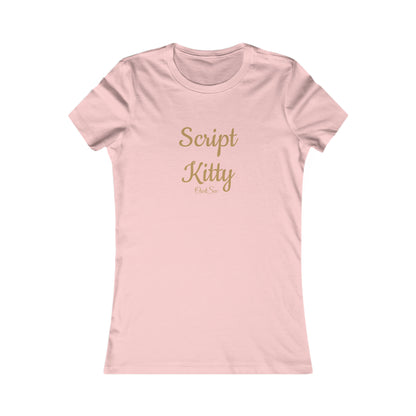 Script Kitty  Fitted Tee